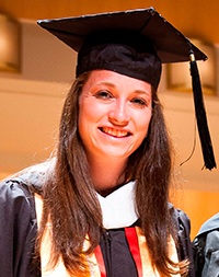 Rachael at Gradution